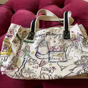 New Brighton holiday tote bag with pouch